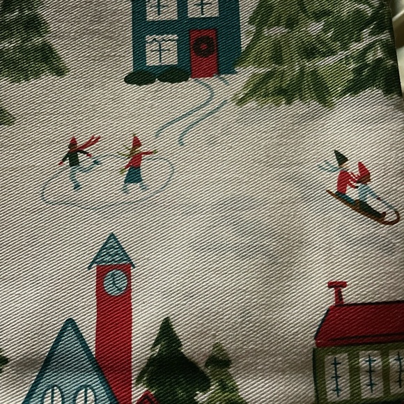SOLD Shower Curtain Cupcakes & Cashmere At Home Christmas Holiday Village 72” - Picture 3 of 3